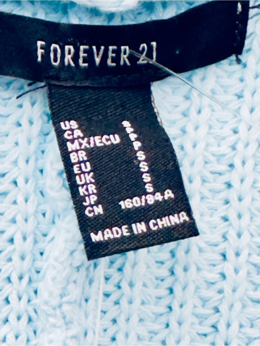 Forever 21 cropped knit